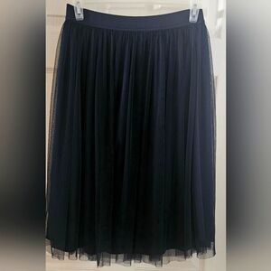 DownEast Toole Layered Midi Skirt